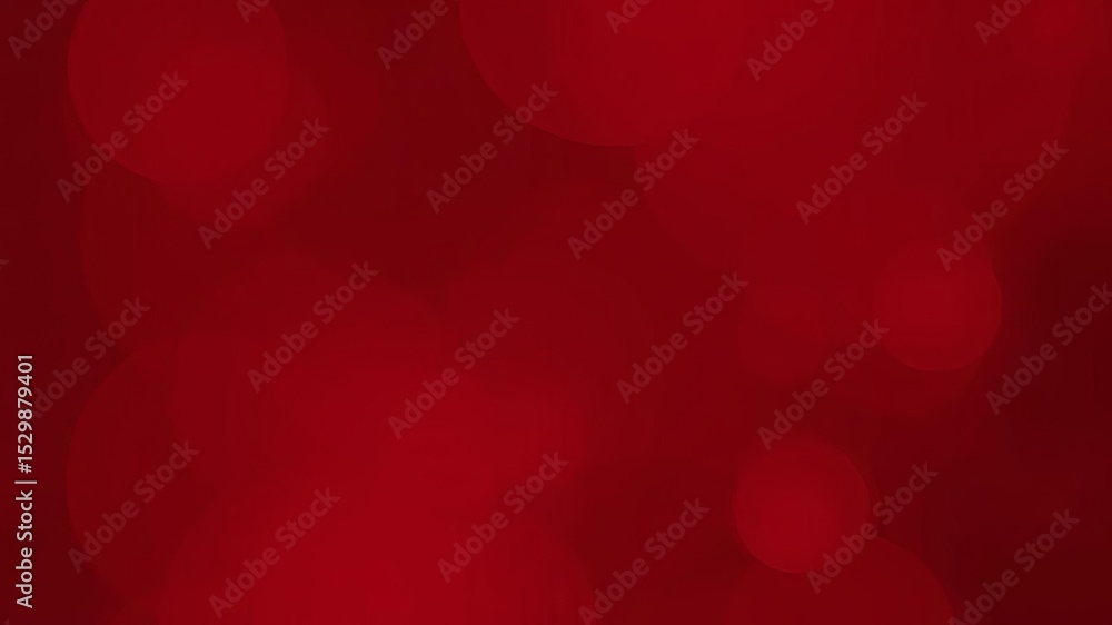 Vibrant red bokeh effect with circular light forms creates a festive appearance Vibrant red bokeh effect with circular light forms creates a festive appearance