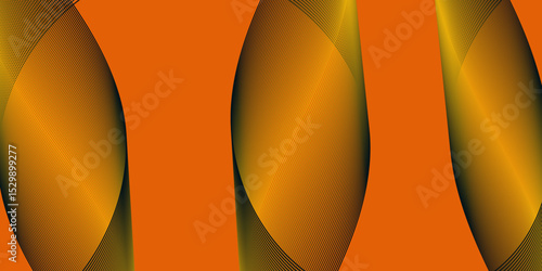 Abstract color flowing wave with stylized blended line art background, violet and red orange color effect modern and futuristic glowing line geometric curve shape with blend effect texture background.