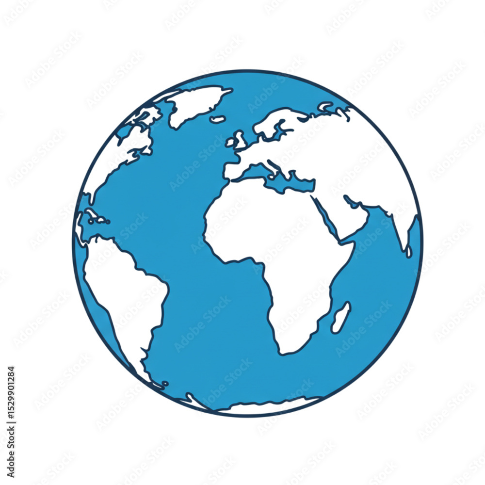 A Simple Earth Globe Design Perfect for Global Branding Projects, Websites, and App Icons. A Simple Earth Globe Design Perfect for Global Branding Projects, Websites, and App Icons.