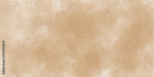 Abstract beige background with smooth and soft grungy vintage paper texture distressed watercolor for minimalist design of color brown powder explosion, powder splash isolated watercolor background.