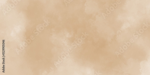 Abstract beige background with smooth and soft grungy vintage paper texture distressed watercolor for minimalist design of color brown powder explosion, powder splash isolated watercolor background.