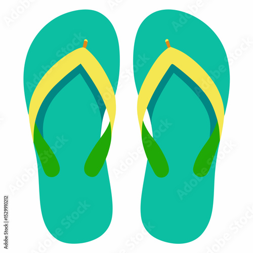 flip flops vector