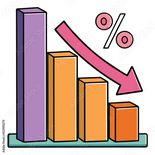 Business growth chart with red upward arrow showing financial progress