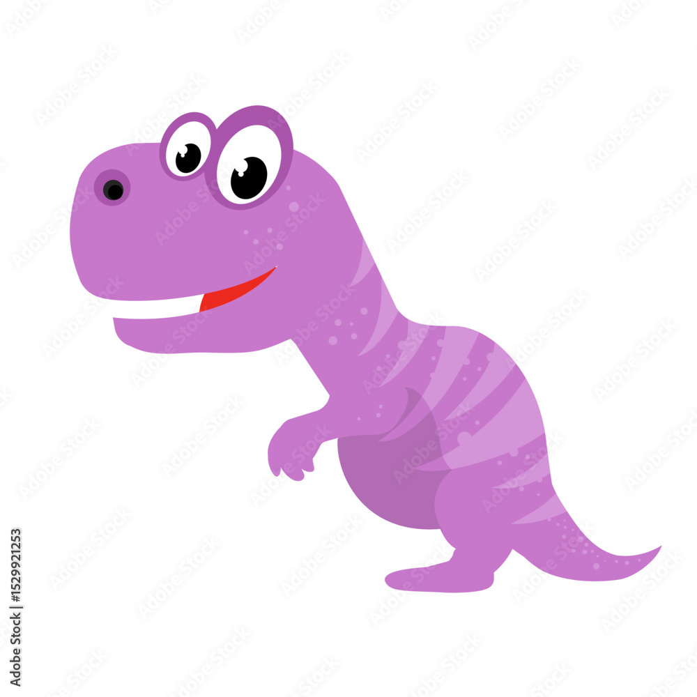 Fototapeta premium Cute tyrannosaurus - vector illustration