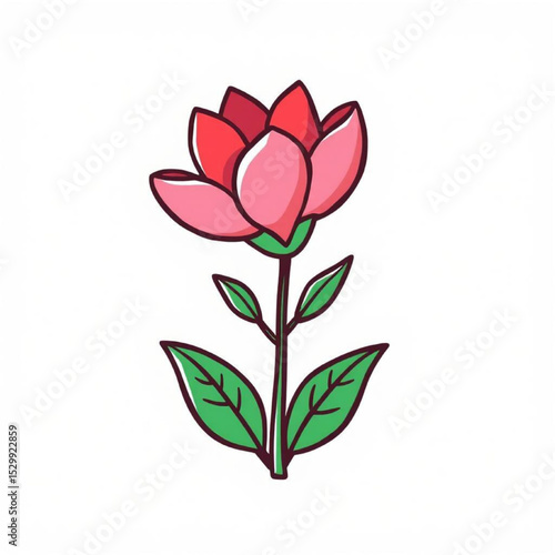 Cute Hand-Drawn Blossom Illustration