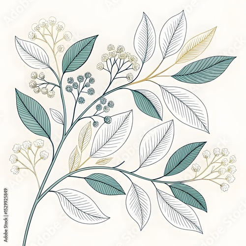 Hand-Drawn Wildflower Bouquets – Rustic Floral Sketches & Botanical Illustrations