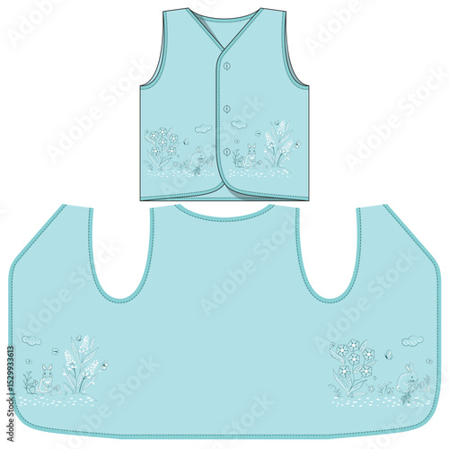 Baby Boys Dress Design with Print