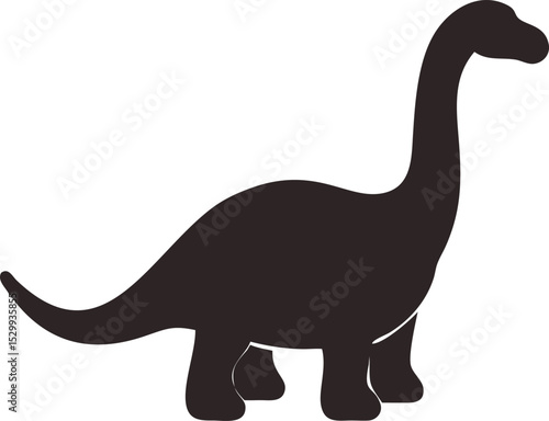brontosaurus silhouette 
