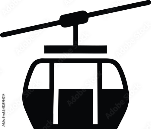 cable car silhouette