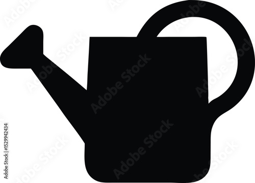 garden watering can silhouette