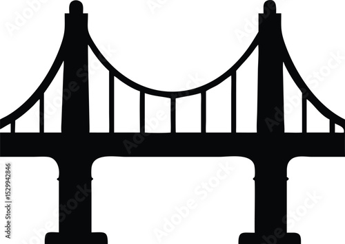 golden gate bridge black silhouette 