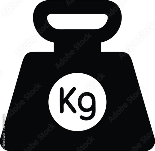 kilogram weight silhouette