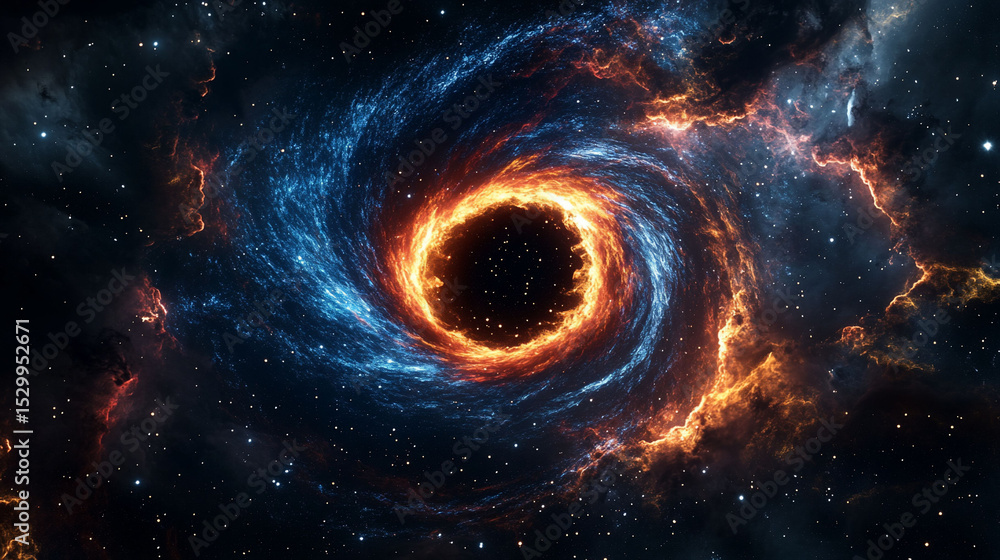 Cosmic Nebula Swirl Fire and Ice Cosmic Nebula Swirl Fire and Ice