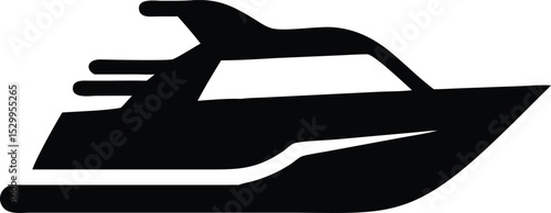 speedy yacht silhouette 