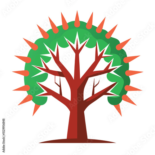 tree with colorful leaves