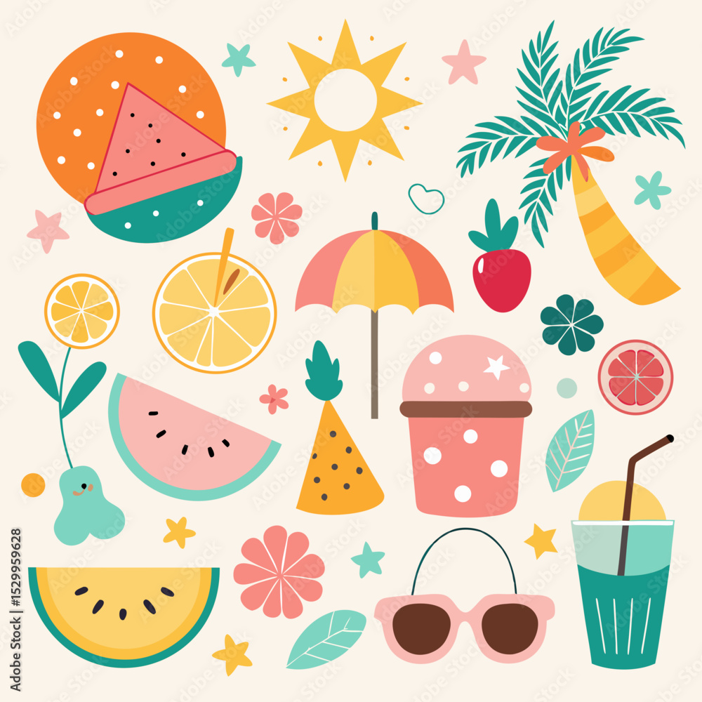 Fototapeta premium seamless pattern with sweets