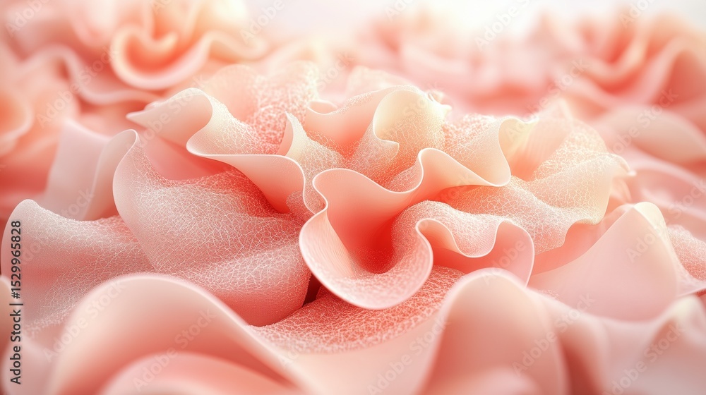 Soft pink flowers arranged beautifully on delicate fabric of a wedding dress Soft pink flowers arranged beautifully on delicate fabric of a wedding dress