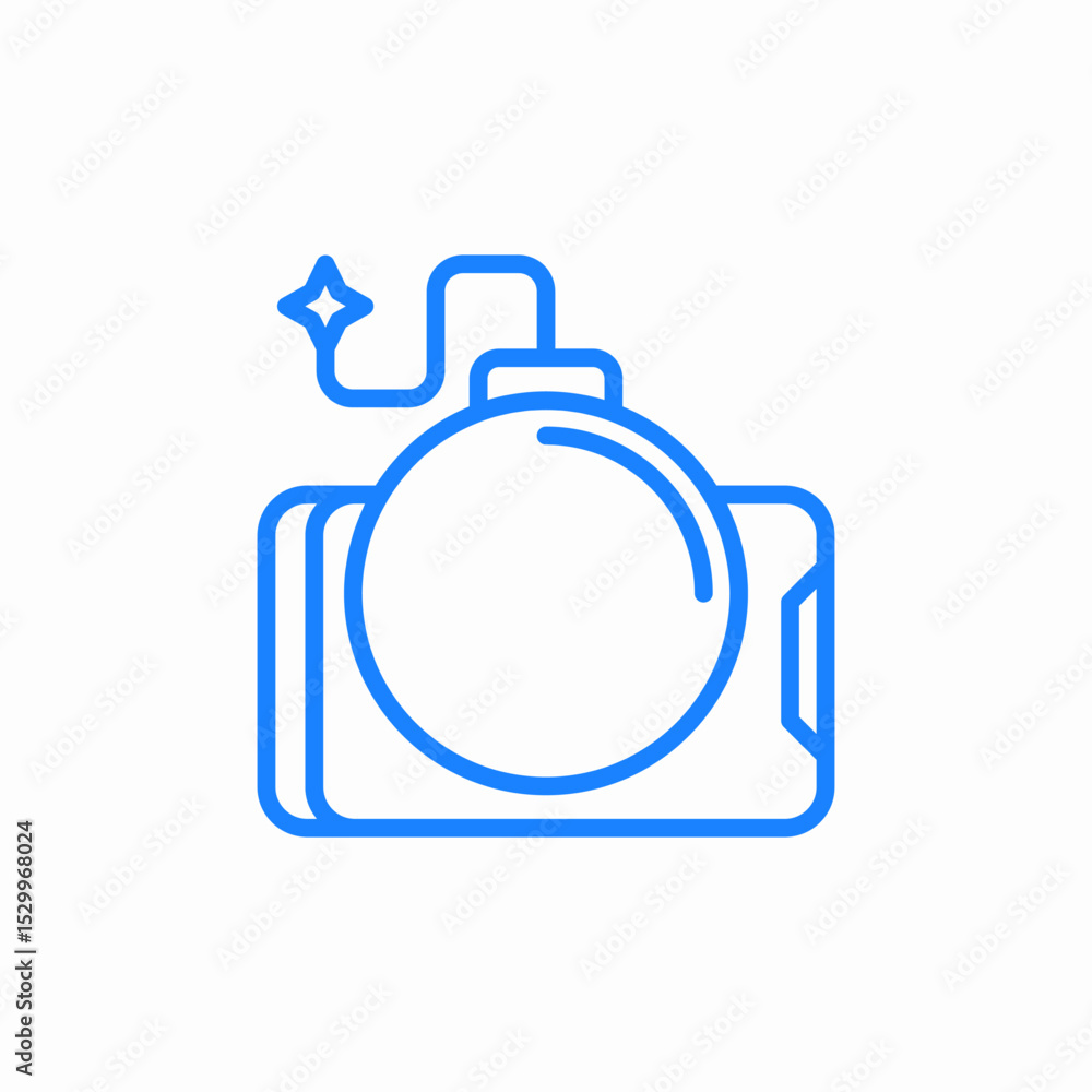 Fototapeta premium mobile bomb icon sign vector