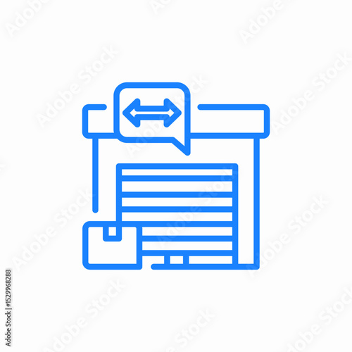 package size icon sign vector