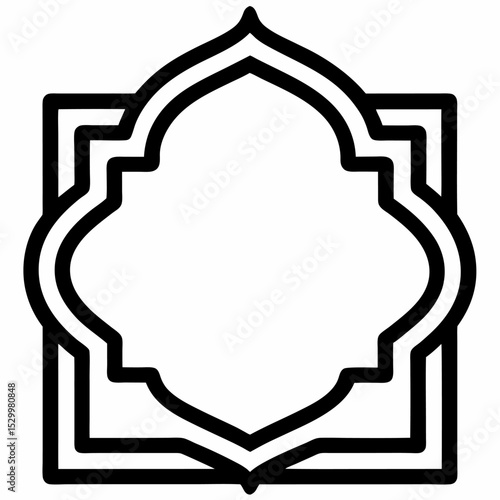Persian frame-vector-icon