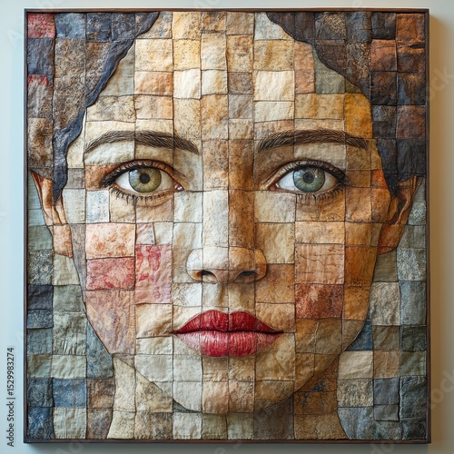 A panoramic tapestry woven from the faces of individuals spanning generations, each portrait a window into their lives and legacies. 