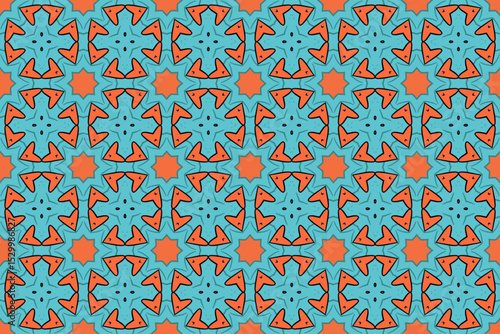Seamless Luxury Shape Template Fashion Graphic Wallpaper Texture Symmetric Textile Art Geometric Interior Decoration Design Fabric Endless Digital Perspective Background Cloth Visual Tile Pattern.