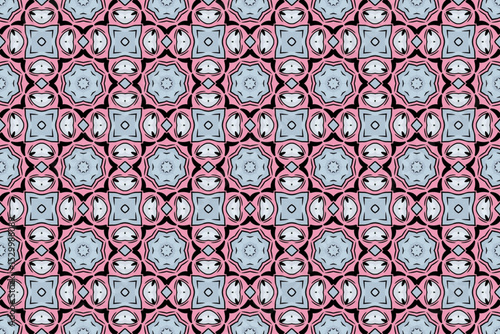 Seamless Luxury Shape Template Fashion Graphic Wallpaper Texture Symmetric Textile Art Geometric Interior Decoration Design Fabric Endless Digital Perspective Background Cloth Visual Tile Pattern.