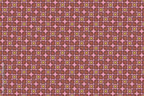 Seamless Luxury Shape Template Fashion Graphic Wallpaper Texture Symmetric Textile Art Geometric Interior Decoration Design Fabric Endless Digital Perspective Background Cloth Visual Tile Pattern.