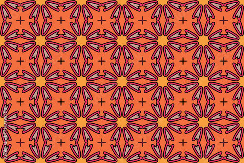 Seamless Luxury Shape Template Fashion Graphic Wallpaper Texture Symmetric Textile Art Geometric Interior Decoration Design Fabric Endless Digital Perspective Background Cloth Visual Tile Pattern.