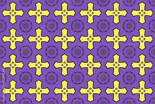 Seamless Luxury Shape Template Fashion Graphic Wallpaper Texture Symmetric Textile Art Geometric Interior Decoration Design Fabric Endless Digital Perspective Background Cloth Visual Tile Pattern.