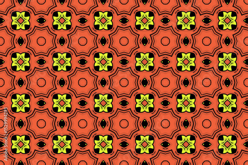 Seamless Luxury Shape Template Fashion Graphic Wallpaper Texture Symmetric Textile Art Geometric Interior Decoration Design Fabric Endless Digital Perspective Background Cloth Visual Tile Pattern.