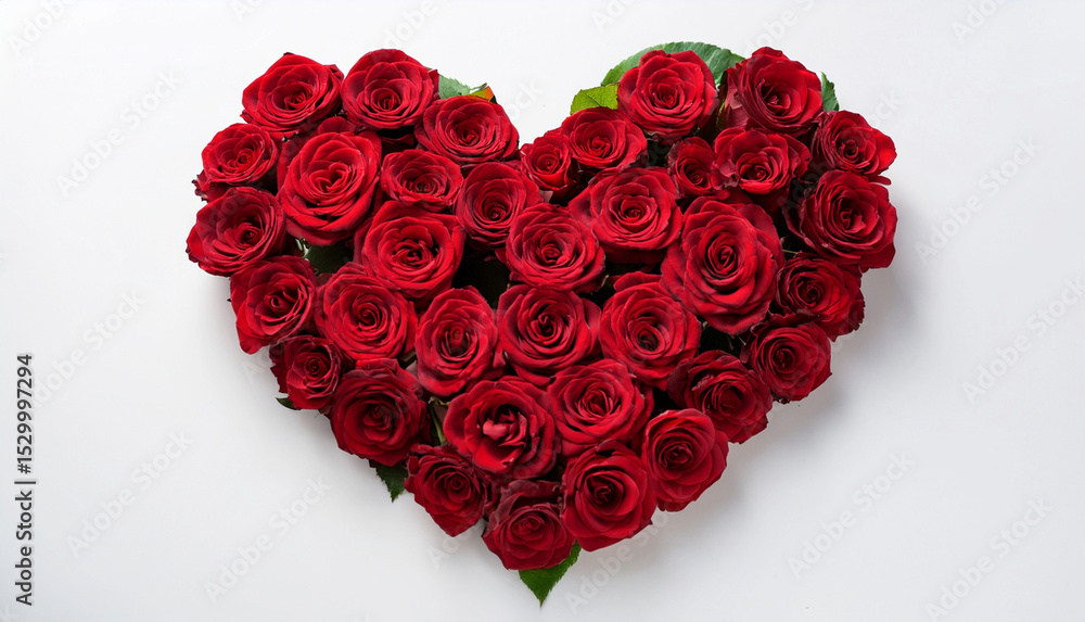 Heart-Shaped Arrangement of Red Roses Heart-Shaped Arrangement of Red Roses