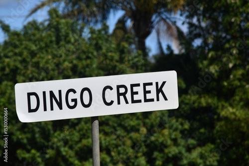 iconic sign for Dingo Creek