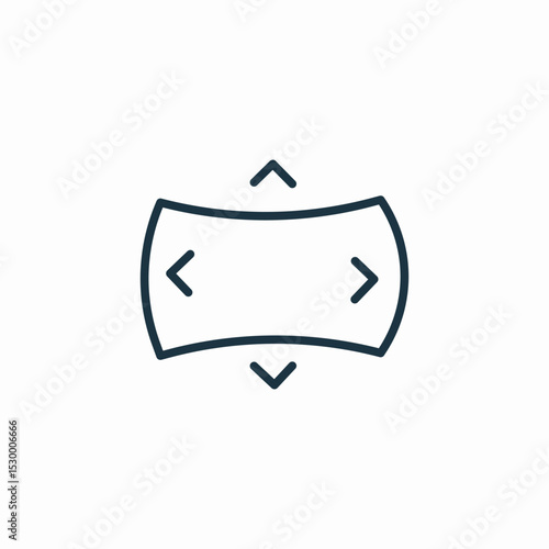 virtual tour icon sign vector