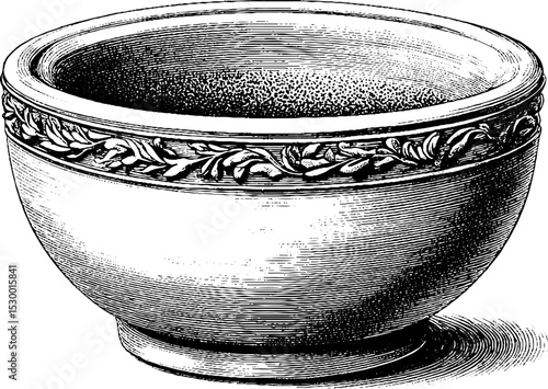Artisan wabi sabi tea bowl with organic irregularities and intricate design