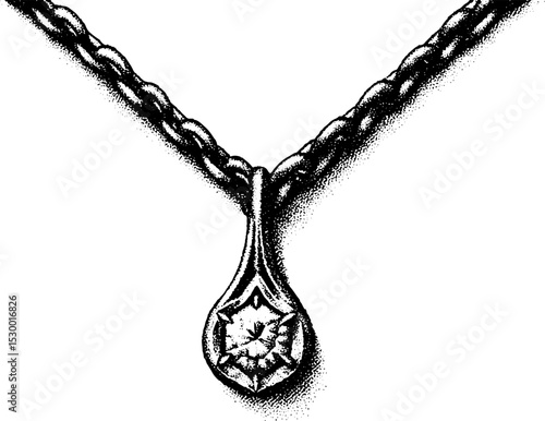 Elegant brilliant cut diamond solitaire pendant necklace design
