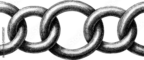 Chainmail mesh texture with interlocking rings pattern for design and decoration