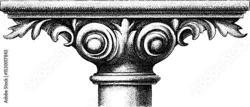 Intricate colonial verandah post with decorative bracket design for architectural details
