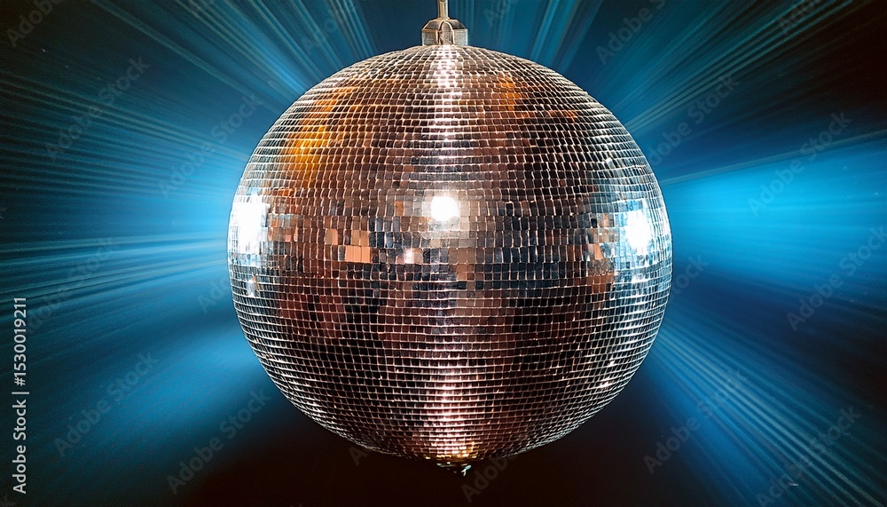 Obraz premium disco ball for nightclubs and discotheques shining spheres for music party shiny mirror disco ball