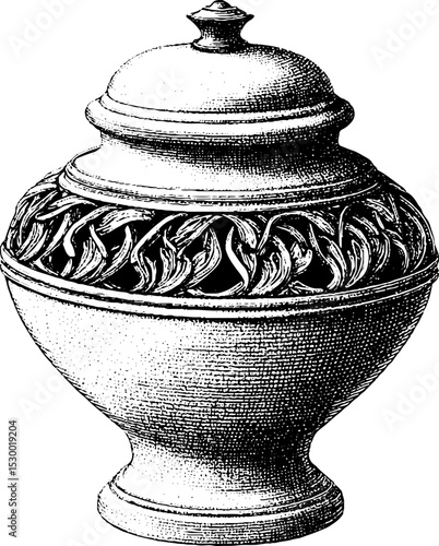 Edwardian porcelain sugar bowl with intricate pierced fretwork design