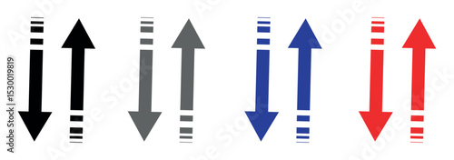 filled arrows icon set. contain flat loop arrows, shuffle, move, return, left arrow, right arrow, backward arrow, turn left, double curve three curved arrows icons in editable format.