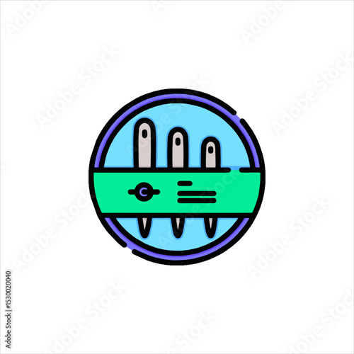 Sewing needles arranged neatly in a circular container, showcasing organization and crafting supplies for hobbyists and professionals alike.