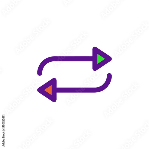 blue arrow icon