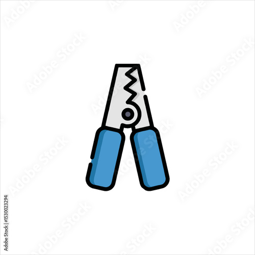 clothespin on white background