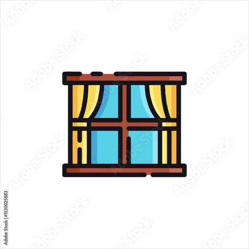 window with shutters