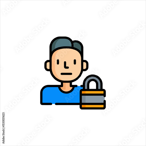 set of funny cartoon mechanic