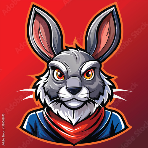Angry Rabbit Mascot