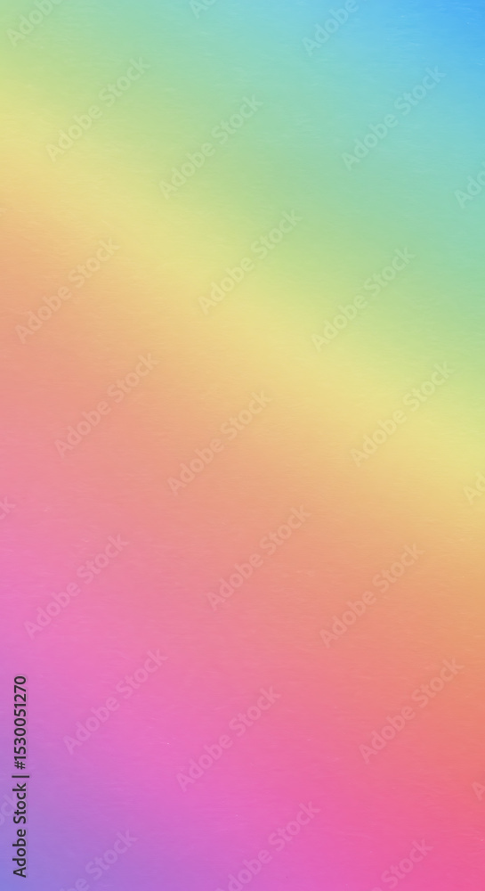A soft, smooth, vertical rainbow gradient background. A vibrant, colorful, and abstract design with a pastel palette for modern wallpaper or backdrops.
A soft, smooth, vertical rainbow gradient background. A vibrant, colorful, and abstract design with a pastel palette for modern wallpaper or backdrops.