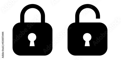 lock and unlock icon