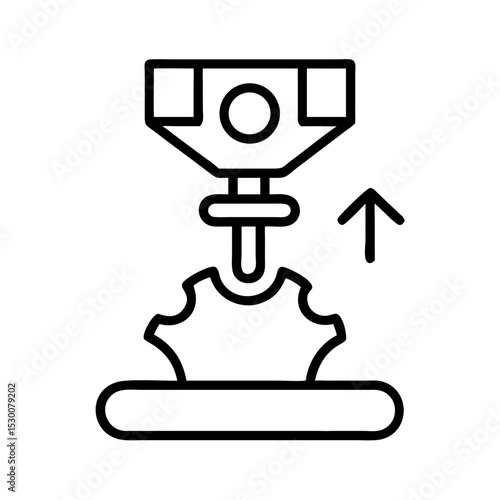 Gravity casting machine producing metal components with precision  
